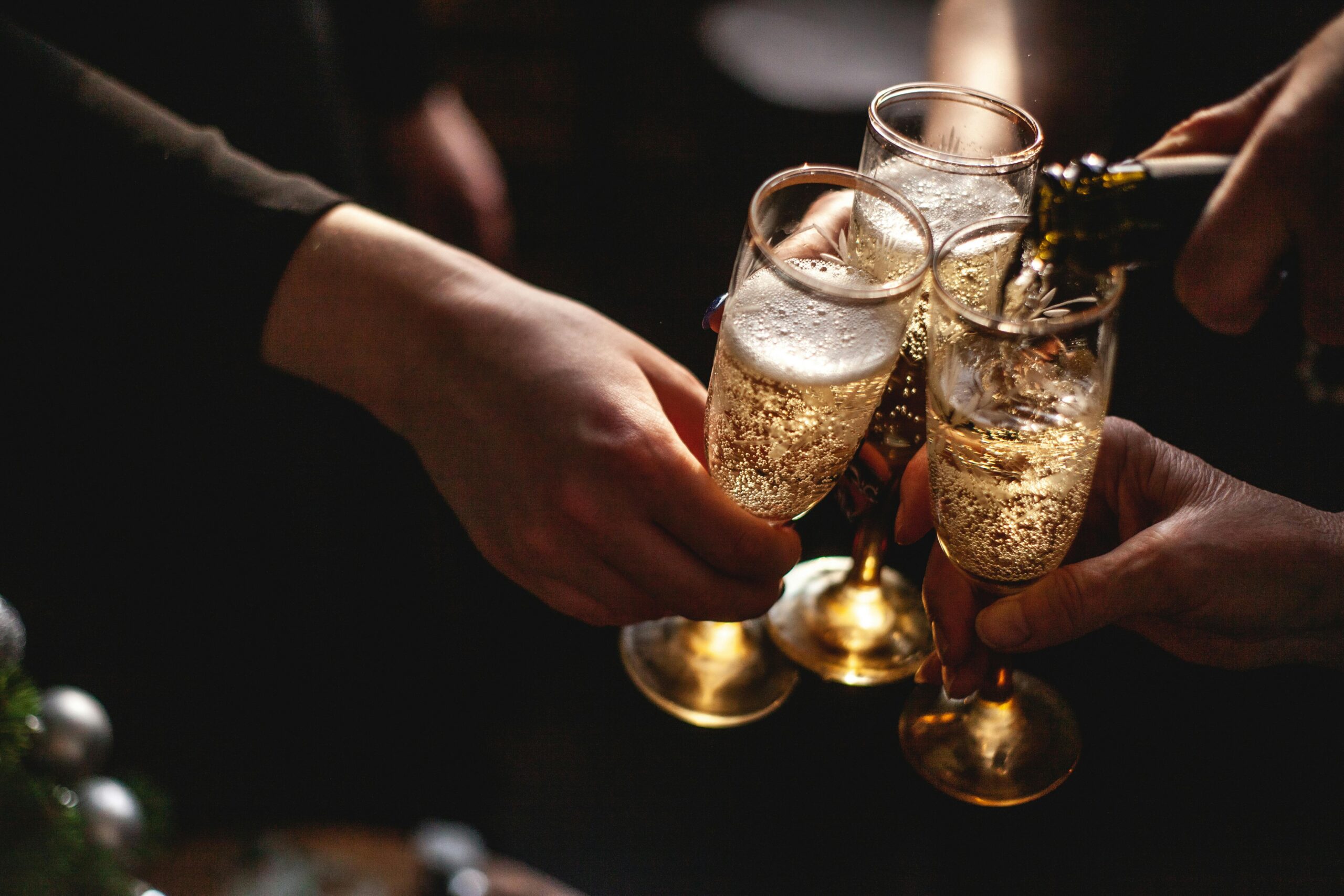 Champagne glasses